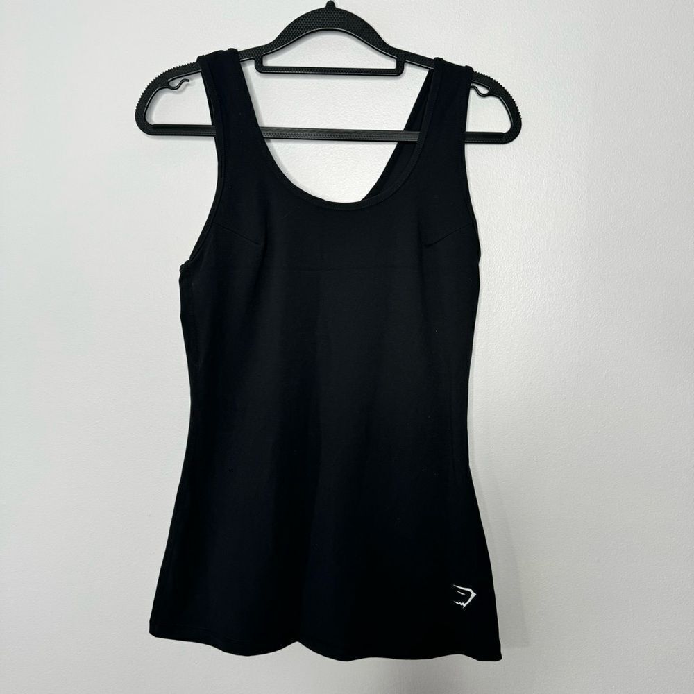 Gymshark black tank top size small